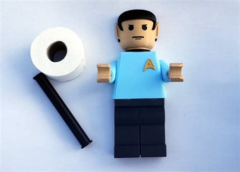 Star Trek Mr. Spock Toilet Paper Holder Star Trek Mr. - Etsy