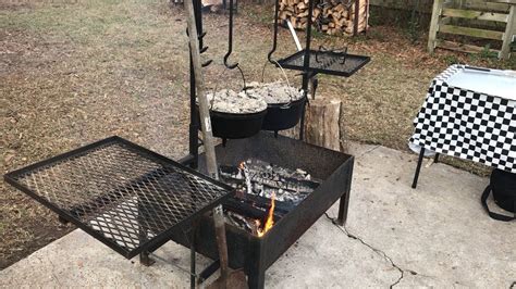 Diy Dutch Oven Cooking Setup With Bonus Swing Grills Youtube