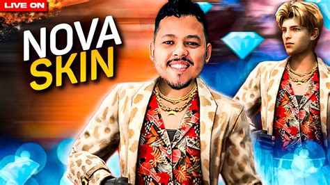 VIREI INFLUENCIADOR NOVA SKIN MAGNUTV FREE FIRE AO VIVO FLUXO