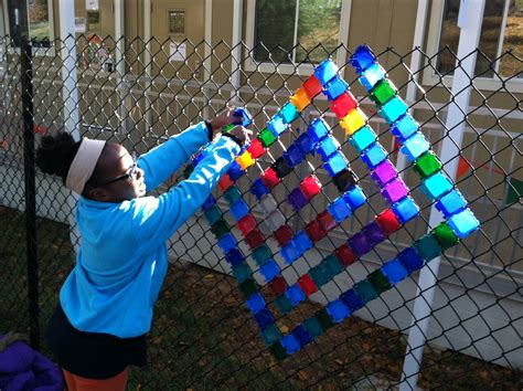 LAFAYETTE ART with Laurie: Miles of Chain Link Fence? Sounds Like a Blank Canvas to Me!