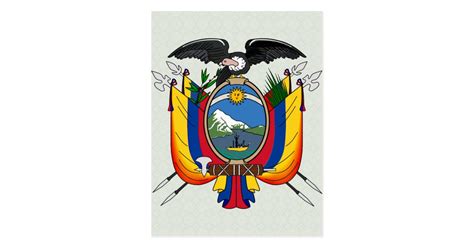 Ecuador Coat of Arms detail Postcard | Zazzle.com