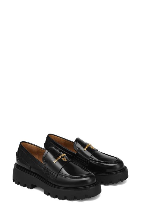 Naked Wolfe Flawed Platform Loafer In Black Lyst