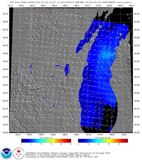 Viirs Views Severe Clear Over The Great Lakes Cimss Satellite Blog Cimss