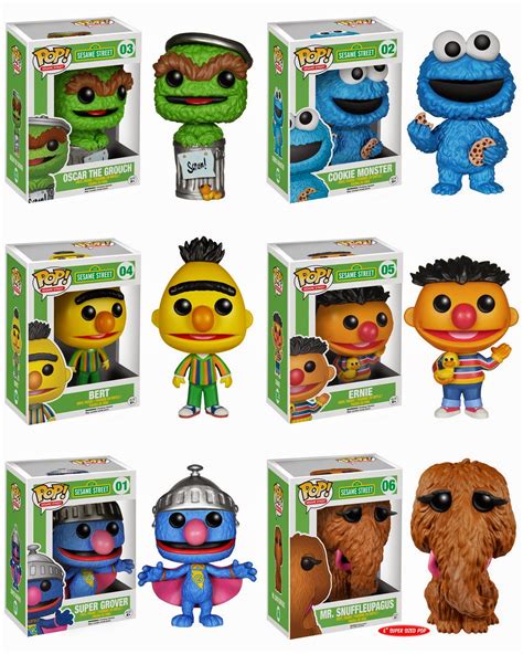 Sesame Street Snuffleupagus 6 Oversized Pop Vinyl Figure Funko Brand