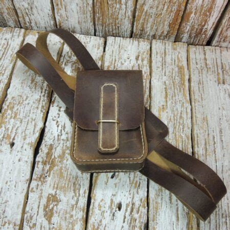 Carved Leather Motorcycle Tool Bag Bybodzi