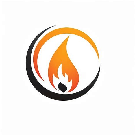 Premium Photo Fire Flame Icon Black Icon Isolated On White Background