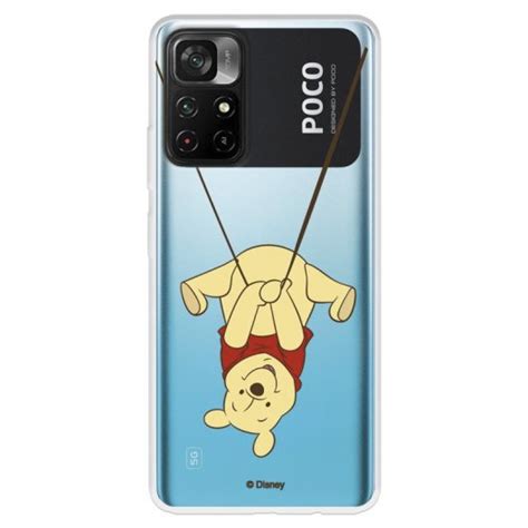 Funda Para Xiaomi Poco M4 Pro 5g Oficial De Disney Winnie Columpio