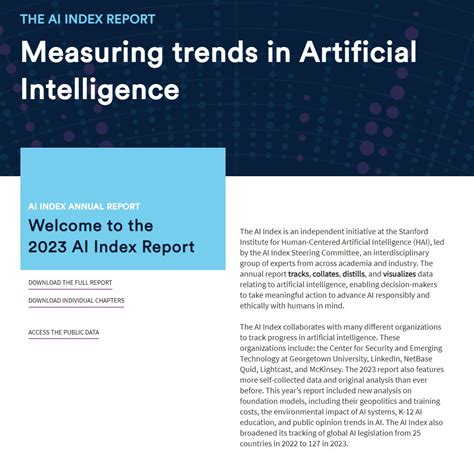 Lunamoth On Twitter 2023 AI Index Report GeekNews Https Bit Ly