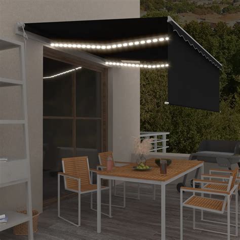 Maison Exclusive Tenda Automatica Con Sensore Vento E LED 4x3 M