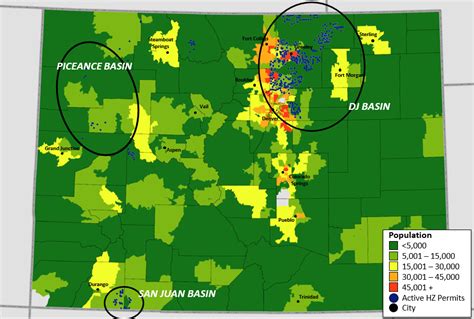 Colorado Population Density Map