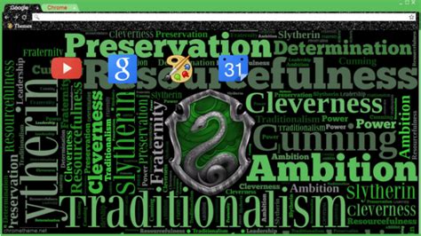 Slytherin Chrome Theme Themebeta