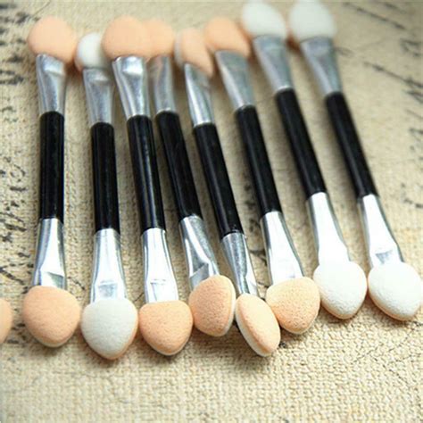 Disposable Eye Shadow Sponge Applicators Make Up Double Brush Ended