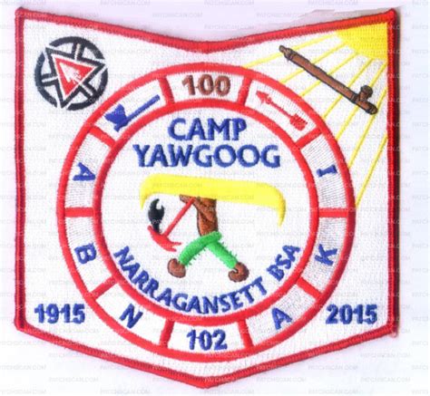 CAMP YAWGOOG NARRAGANSETT POCKET SHIELD On PatchScan