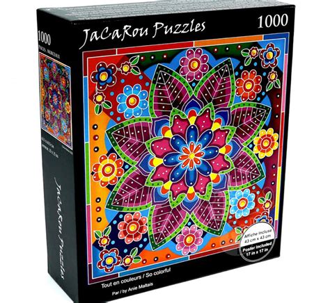 Jacarou So Colorful Tout En Couleurs Puzzle Pcs Puzzles Canada