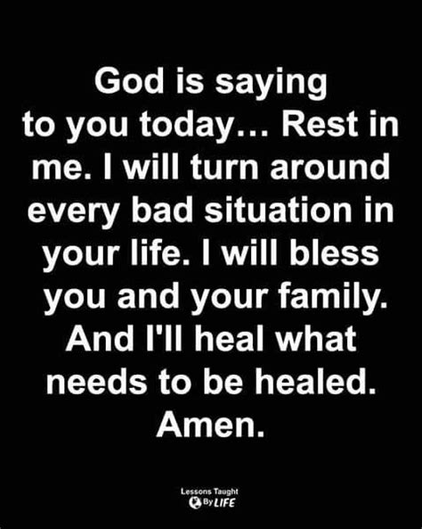 Rest In God Inspirational Quotes