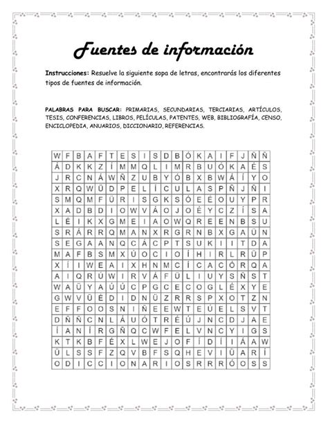 Fuentes de información interactive worksheet Tipos de texto