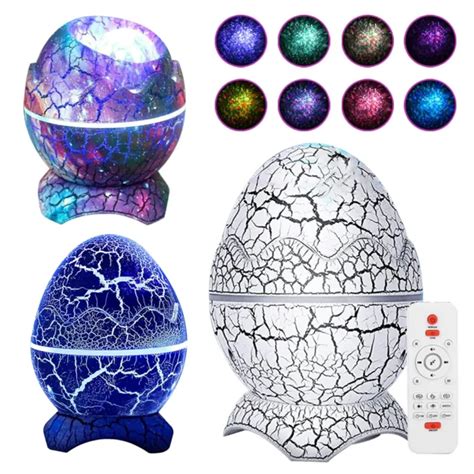 Dinosaur Egg Led Galaxy Star Projector Bluetooth Speaker Starry Night