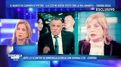 VIDEO Carmen Di Pietro tradita Simona Izzo già sapeva Lite a