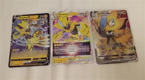 Lot Pok Mon Tcg Zeraora Vmax Gg Gg Galarian Gallery Couronne Zenith