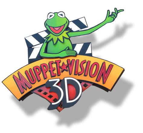 Extracted Logo Muppet Vision 3d Disney Inspired Scrapbooking