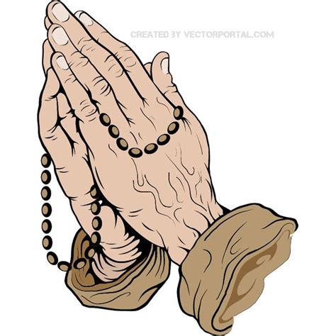 PRAYING HANDS VECTOR.eps Free Vector Download | FreeImages