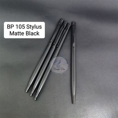 Jual Pen Metal Stylus Bp 105 Stylus Pena Metal Black Doff Ballpoint