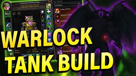 UPDATED Warlock Tank Guide Season Of Discovery Phase 1 YouTube