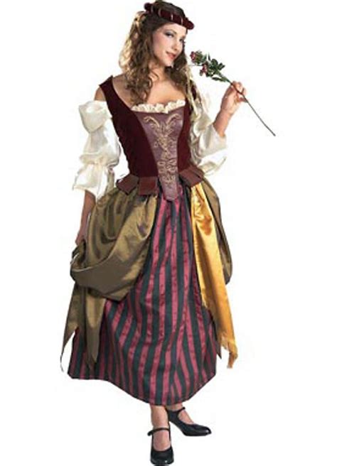 Adult Renaissance Maiden Costume