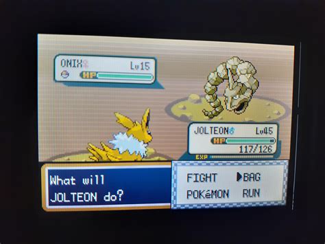 [3] Shiny Onix in Fire Red while looking for a Machop for my team! : r ...