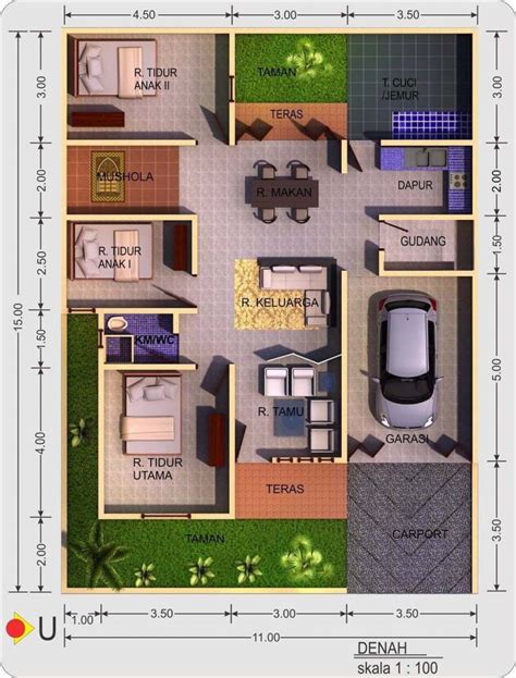 10 Ide Desain Rumah Minimalis Ada Mushola Japdesain