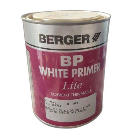 Berger Bp Lite White Primer Ltr At Rs Litre In Lucknow Id