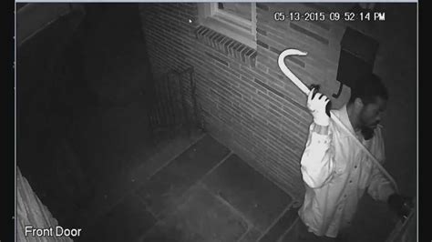 Burglar Caught On City Home Surveillance Video