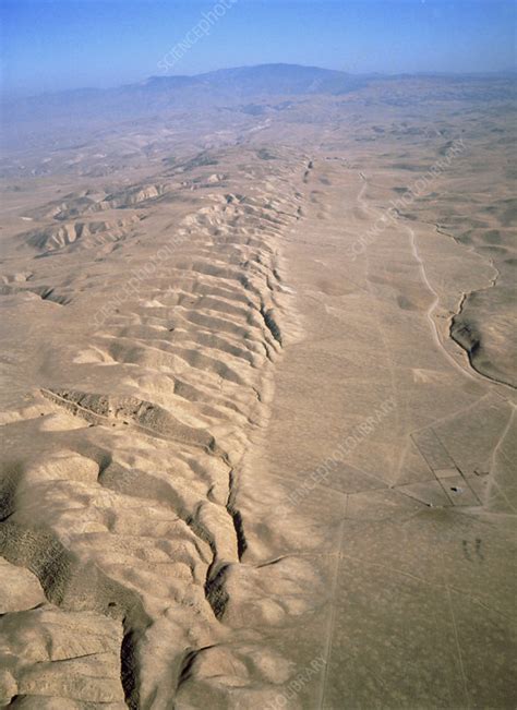 Aerial Photo Of The San Andreas Fault Stock Image E