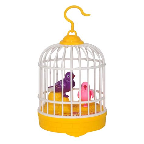 Nuolux Pc Imitation Parrot Cage Toy Electric Lighting Inductive Voice