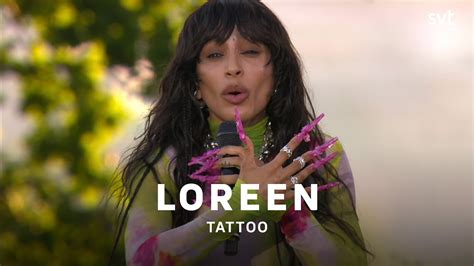 Loreen Tattoo Alls Ng P Skansen Svt Youtube