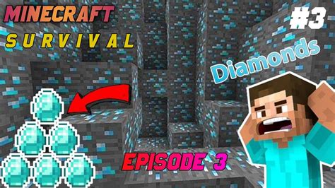 I Found Diamonds In Minecraft And Making Full Diamond💎 Armor Survival