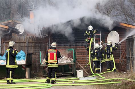 Feuerwehr L Scht Ostern Brennende Sauna L Nen