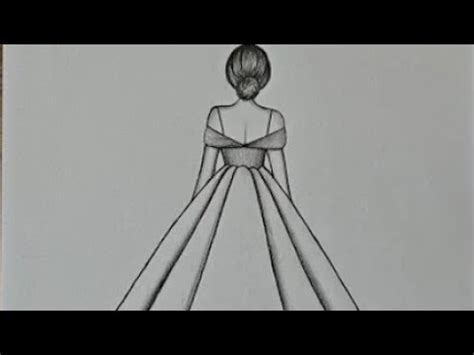 Easy Girl Backside Drawing How To Draw A Girl Easy Drawings Step By