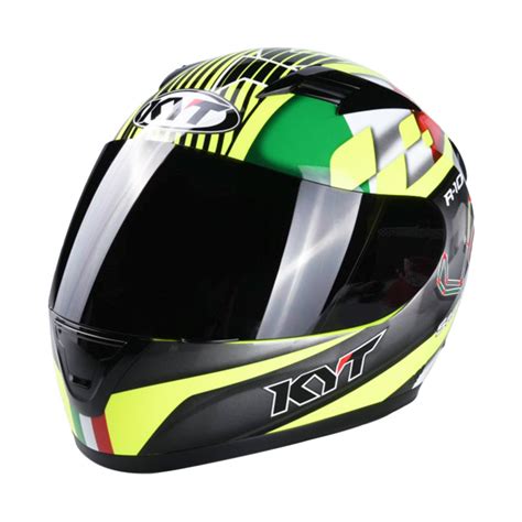 Jual Kyt R San Marino Gp Rc Helm Full Face Yellow Fluo Black Xl