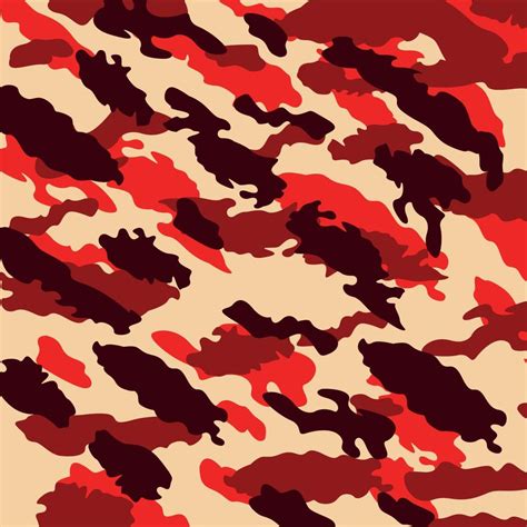 red camouflage pattern vector art icons  graphics