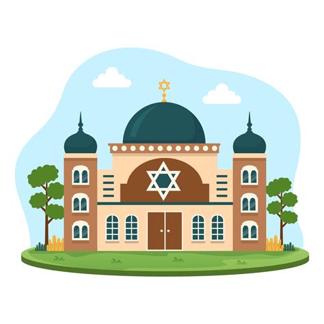 8 Synagogue Building Or Jewish Temple Illustration Masterbundles