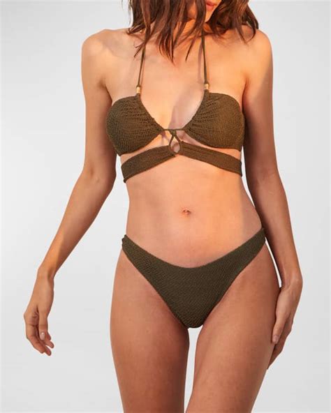 Vix Solid Paula Triangle Bikini Top Neiman Marcus