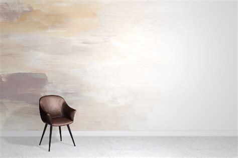 Painted Neutral Wallpaper Mural Abstract Wallpapers Wall Murals