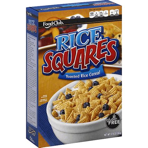 Food Club Cereal Rice Squares Cereal Priceless Foods