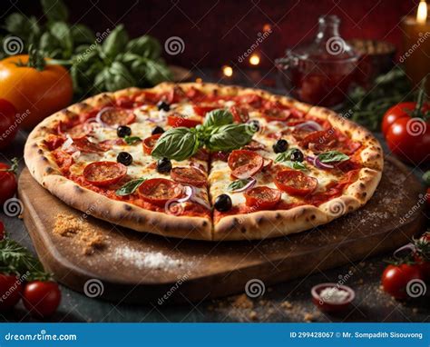 Delicious Italian Neapolitan Pizza Naples Style Pizza Made With