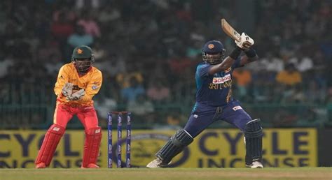 Mathews Stars As Sri Lanka Pull Off Last Ball Win Against Zimbabwe