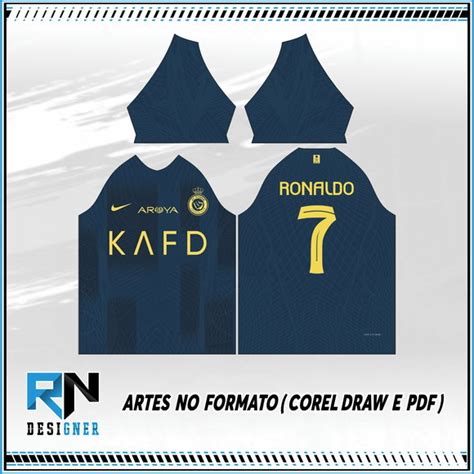 Arte Vetor Camisa Al Nassr Reserva Cr Elo