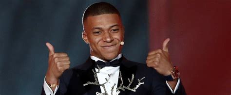 Ballon dOr Kylian Mbappé remporte le Trophée Raymond Kopa Football 365