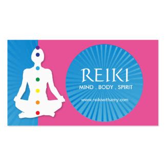 Reiki Business Cards & Templates | Zazzle