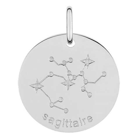 Pendentif Constellation Sagittaire Argent 925 Emanessence Ocarat